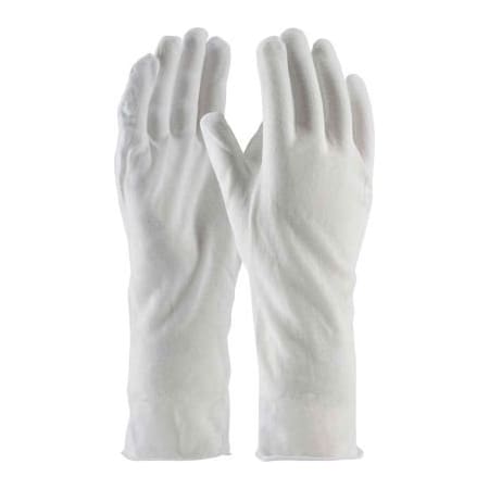 Pip PIP 97-500/14 CleanTeam 14" Prem Lt Weight Inspect Gloves Cotton Lisle Unhemmed Men's 97-500/14